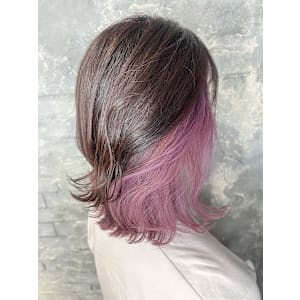 インナーカラー推しカラーイヤリングカラー