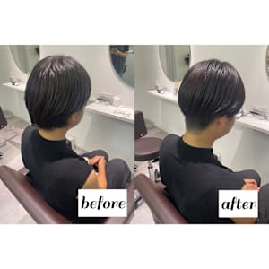 似合わせツーブロックボブカット♪