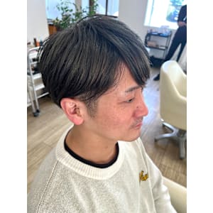 大人マッシュスタイル