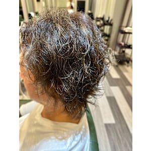 イケおじハイライトパーマ