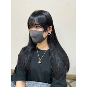 縮毛矯正/髪質改善/黒髪ロング/艶髪/ローレイヤー