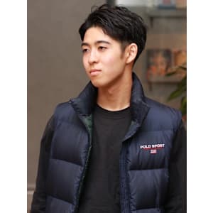 爽やか　ビジネスパーマ　ツーブロック　ニュアンスパーマ