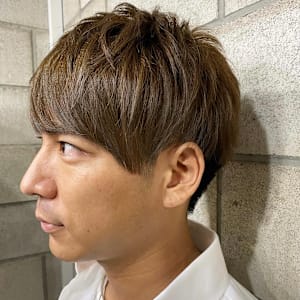 ツーブロックマッシュヘア