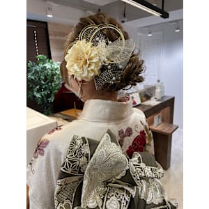 アップヘア 成人式卒業式ヘアセット ×小野ふゆり