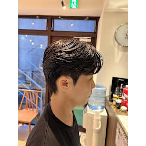 ２ヶ月前のパーマを活かして◎メンズ韓国ヘア　カルマパーマ