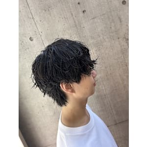 テテ風シャドウパーマ