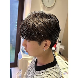 韓国風ヘア/髪質改善/メンズパーマ/カルマパーマ/マッシュ