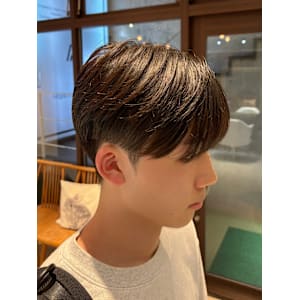 ナチュラルマッシュ シースルー 韓国ヘア 表参道 原宿