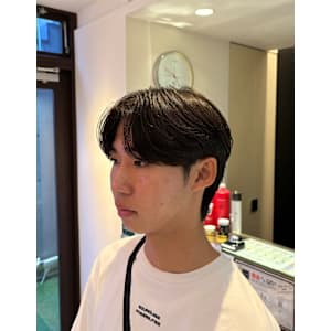 韓国風カルマパーマ 韓国ヘア メンズ 原宿 表参道