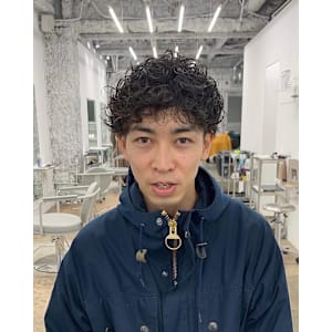 メンズカーリーパーマ