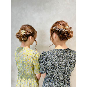 ヘアアレンジ×アップスタイル