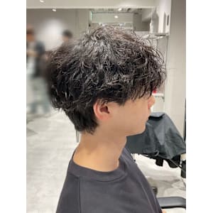 【シャドウパーマ】マッシュ/メンズパーマ/メンズカット/池袋