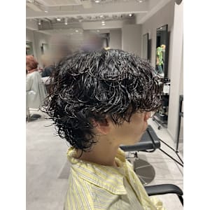 【シャドウパーマ】マッシュ/メンズパーマ/メンズカット/池袋