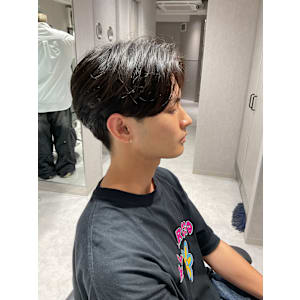 【カルマパーマ】メンズヘア/メンズパーマ/センターパート