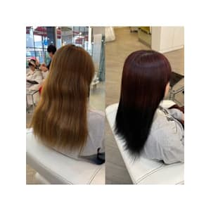 ブリーチ履歴縮毛矯正