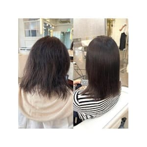 ブリーチ履歴縮毛矯正