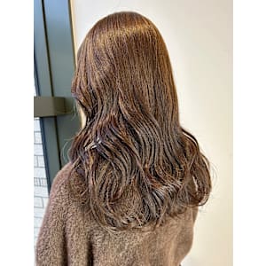 『イヤリングカラー』艶カーキベージュ