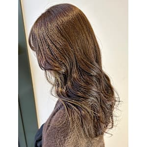 『イヤリングカラー』艶カーキベージュ