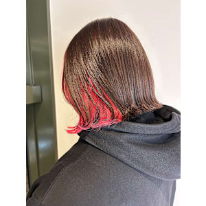 個性派インナーカラー