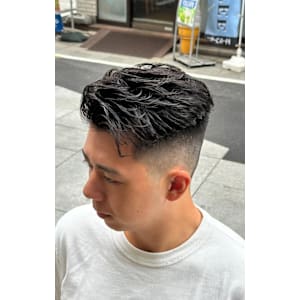 日本橋パーマ　アイロンパーマ　ビジネススタイル