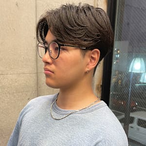 毛流れニュアンスパーマ