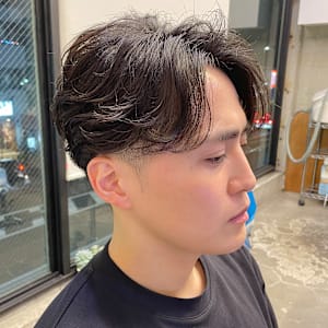 毛流れスパイラルパーマ