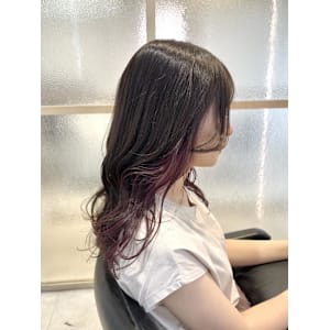 インナーカラーピンク♪