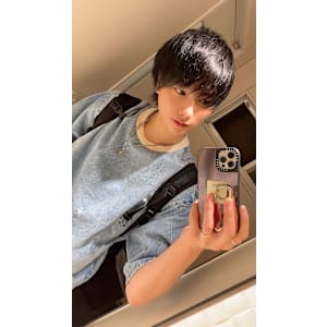 乾かしただけナチュラルメンズスタイル