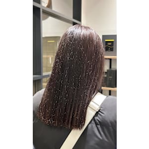 ブリーチあり柔らかブラウンカラー