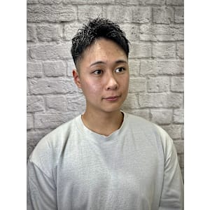 フェード/ショートアップバング【理容室】