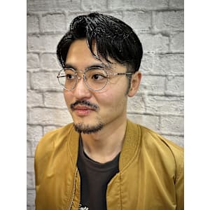 大人ビジネスヘア73パートスタイル【理容室】