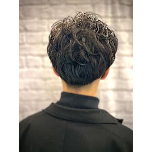 時短セットオシャレパーマ【床屋】