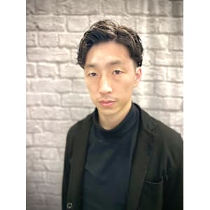 時短セットオシャレパーマ【床屋】