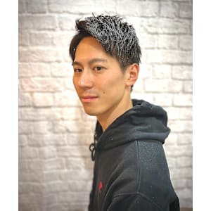 良いとこ取り！アップバングショート【床屋】【メンズ】