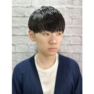 ツーブロック刈り上げナチュラルスタイル【理容室/美容室