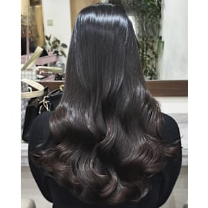 韓国コテ巻き風パーマ