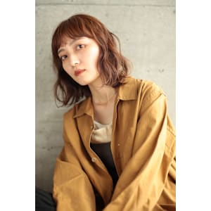 ウェーブボブ ロブ ワイドバング くせ毛 オン眉 代官山 中