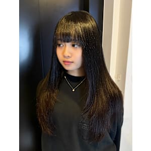 髪質改善/ロングレイヤー/縮毛矯正/艶髪/黒髪