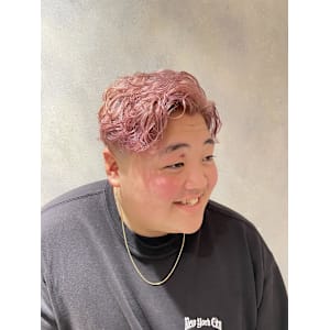 ハイトーンカラー/ブリーチカラー/ピンクベージュ/横浜元町