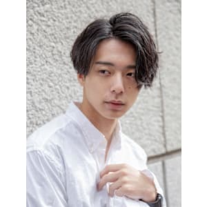 【小久保style】メンズカットツーブロックツイストウルフ