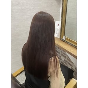 髪質改善ピンクブラウンカラー◎