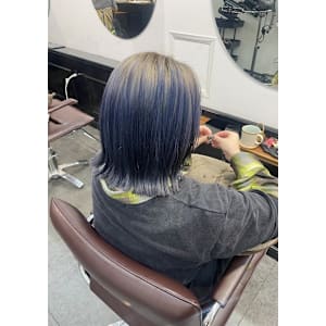 デザインカラー/ルーツカラー/切りっぱなしボブ