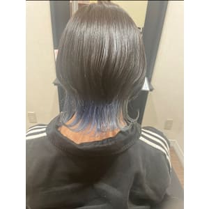 ブルーインナーカラー