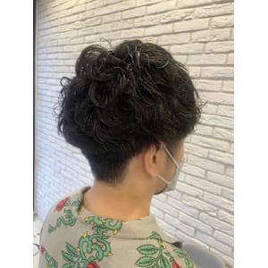 メンズパーマ/20代30代/姪浜