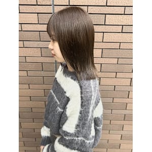 ボブ×ベージュブラウン☆