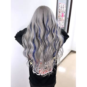 シルバー×ブラック×ブルー