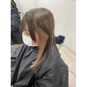 イヤリングミルクティー小顔ワンレンケアブリーチ所沢練馬韓国