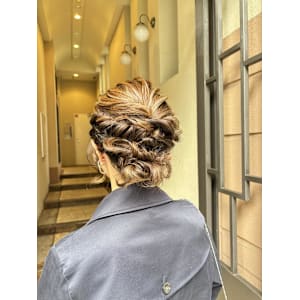 成人式ヘア/横浜ヘアアレンジ/振袖ヘア/パーティーヘア