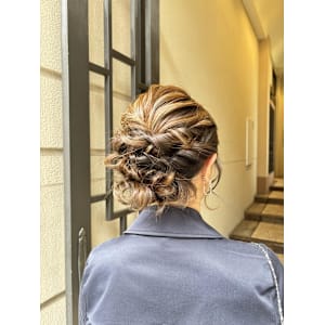 成人式ヘア/横浜ヘアアレンジ/振袖ヘア/パーティーヘア