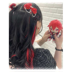 可愛すぎる！編み込みハーフツイン♪_ゆう